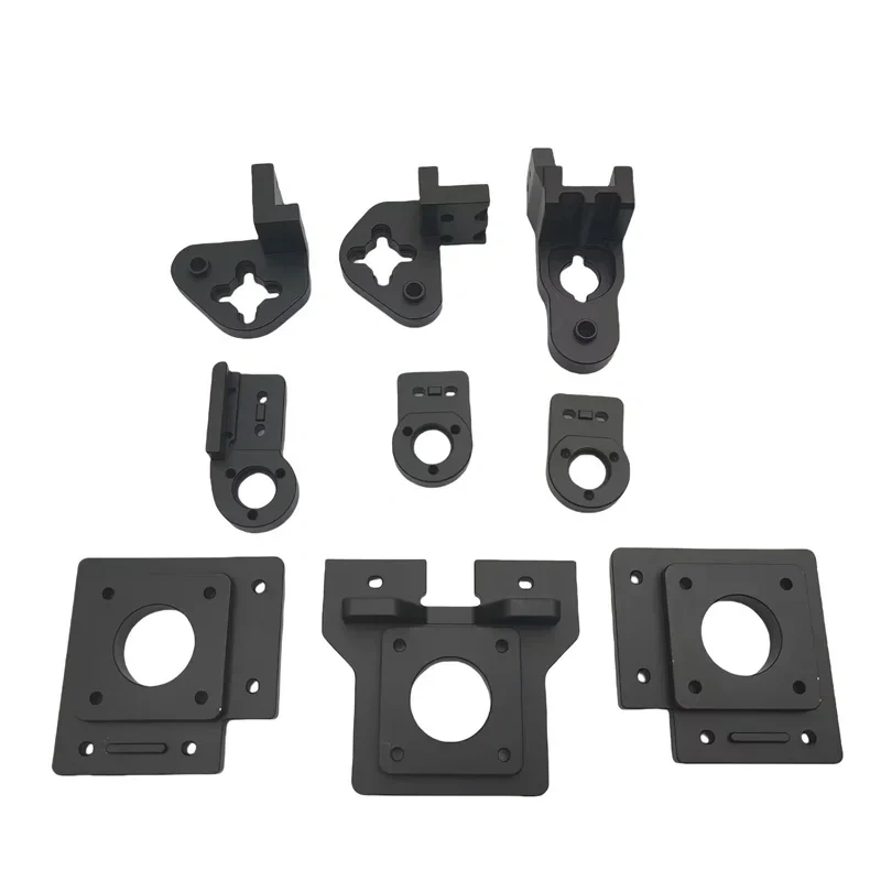 1pcs Salad Fork 3D printer upgrade CNC aluminum Z stepper motor mount Z bed carriage kit left/right/rear set  For MGN7H linear
