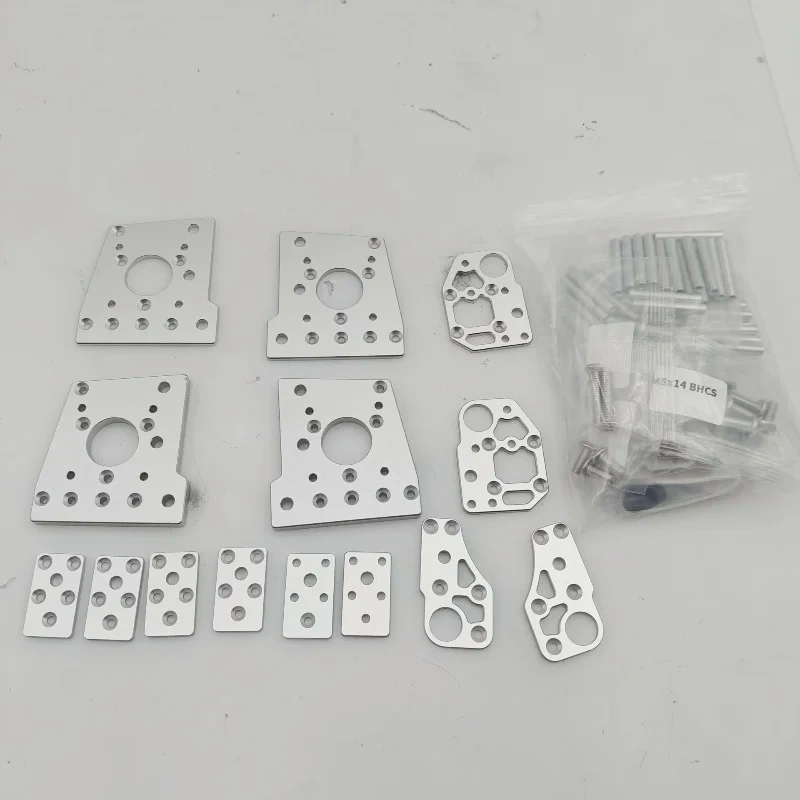 Funssor CNC Machined Turtle Crawler Full Metal Aluminum Alloy Gantry Upgrade Parts Kit for ZeroG Mercury one 3D Printer