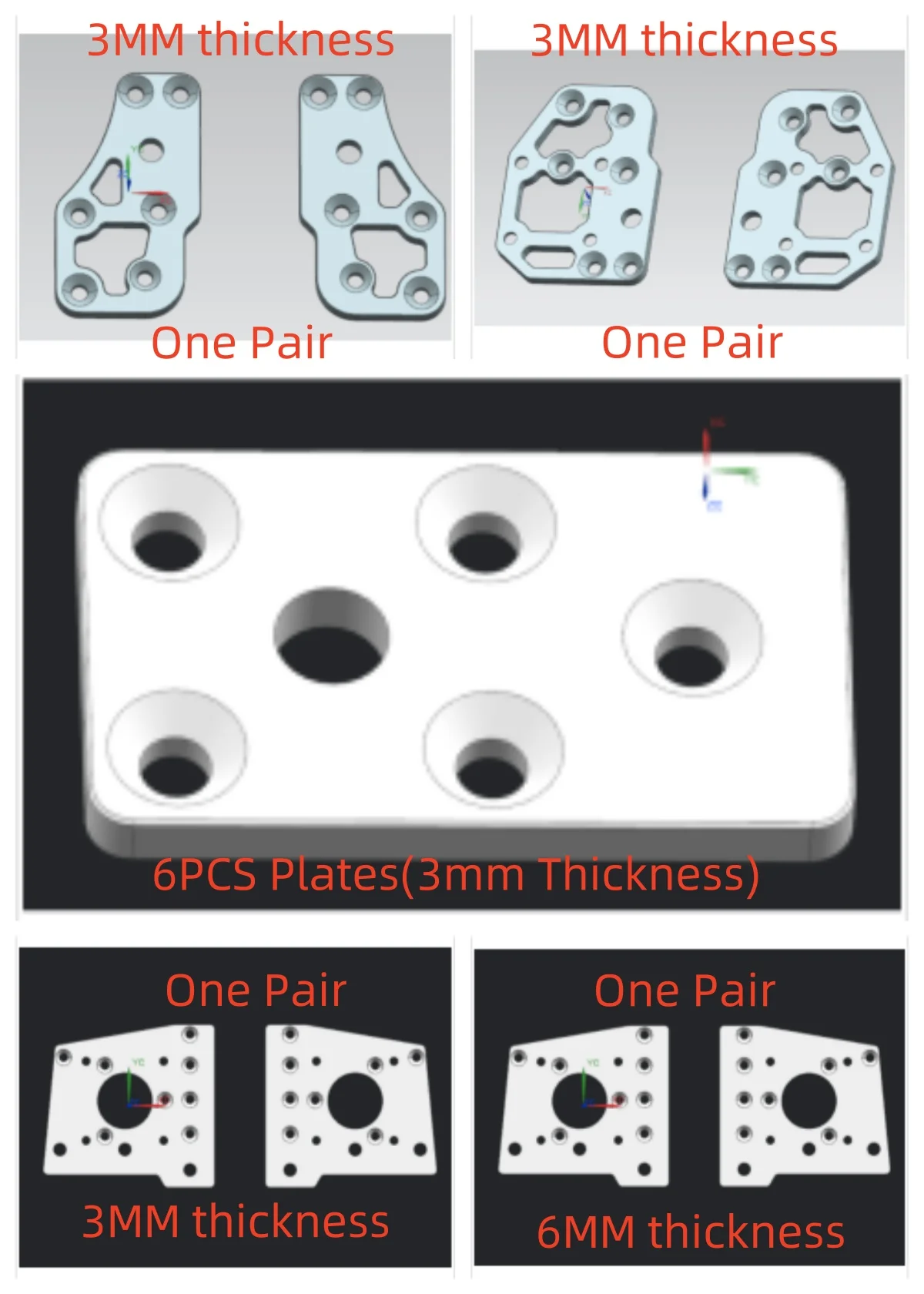 Funssor CNC Machined Turtle Crawler Full Metal Aluminum Alloy
