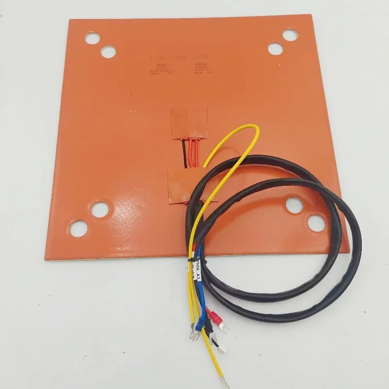 CR-10 Silicone Heater Pad Heated Mat 110/220V 750W 3D Printer Bed NTC3950 100K Thermistor for Sidewinde X1/CR10 3D Printer He