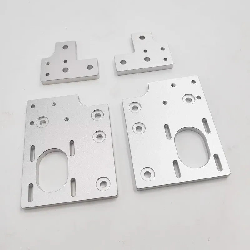 Funssor Jubilee 3D printer CNC machined ALUMINUM FRONT CORNER BRACKETS Left right ALUMINUM STEPPER MOUNTS
