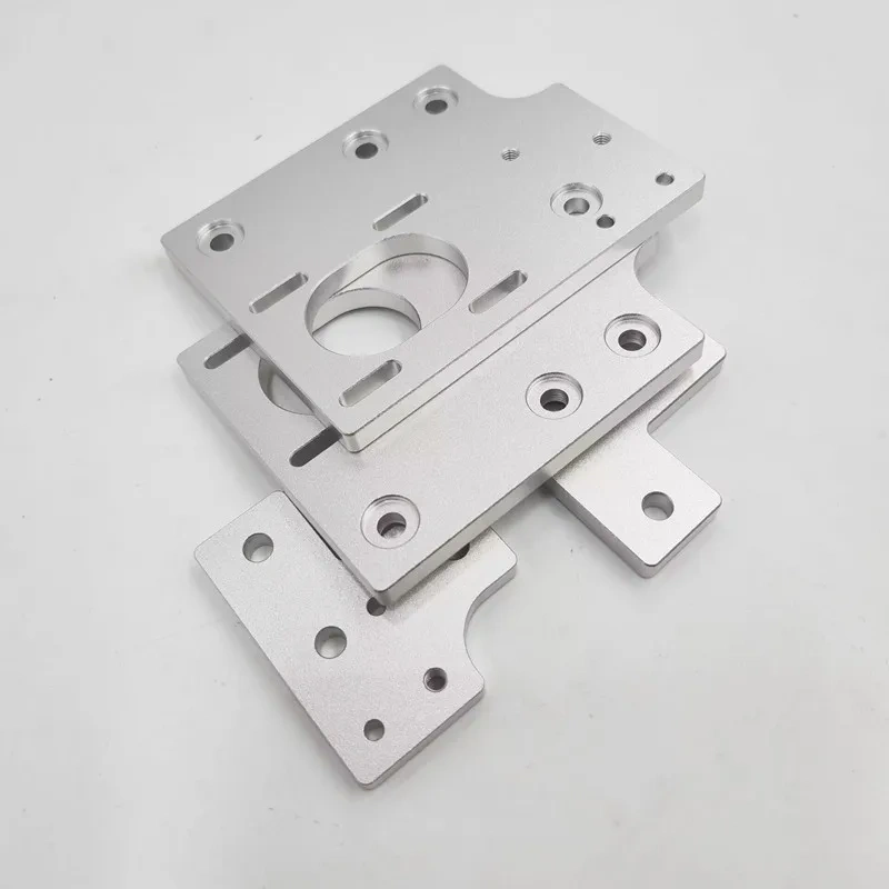 Funssor Jubilee 3D printer CNC machined ALUMINUM FRONT CORNER BRACKETS Left right ALUMINUM STEPPER MOUNTS