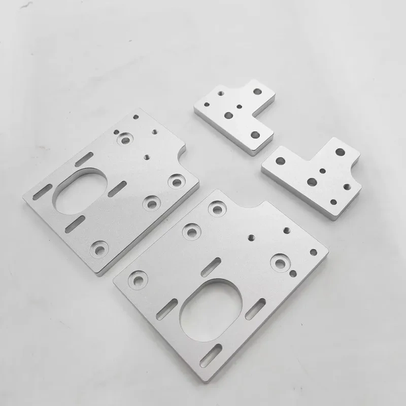 Funssor Jubilee 3D printer CNC machined ALUMINUM FRONT CORNER BRACKETS Left right ALUMINUM STEPPER MOUNTS