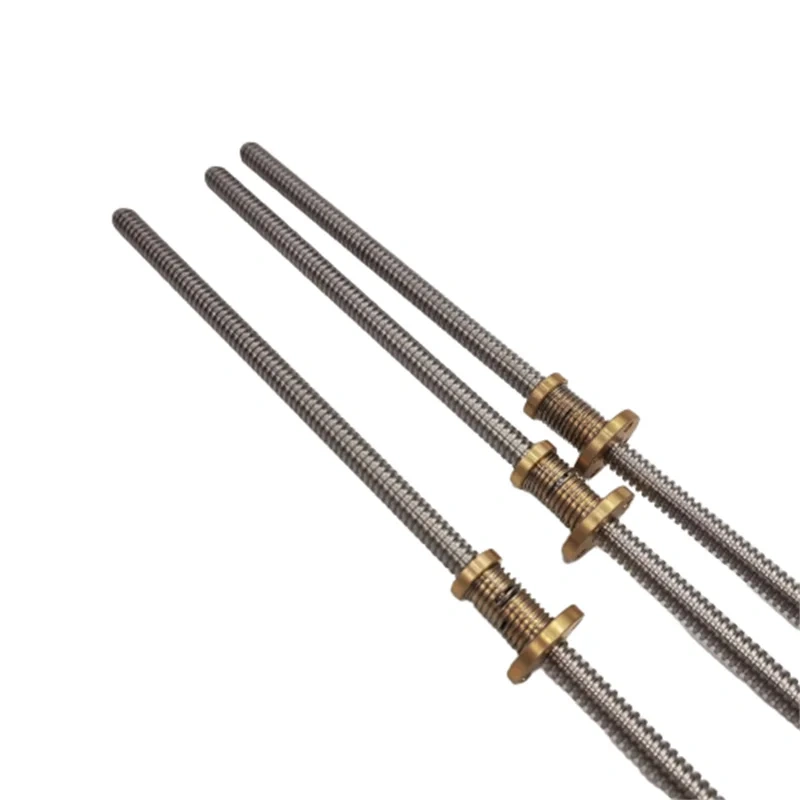 Funssor Jubilee V2.1.2 3D printer Motion T8x2 lead Screw 375mm Length Trapezoidal ACME brass Delrin Anti-Backlash Nut kit
