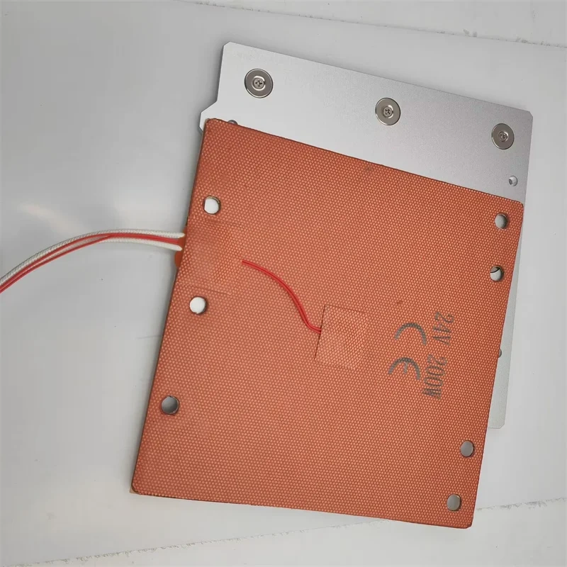 Funssor  Silicone Heater Pad 24V 200W silicone Heatbed with cable for Micron + Plus and Sald Fork 180mm 3D printer