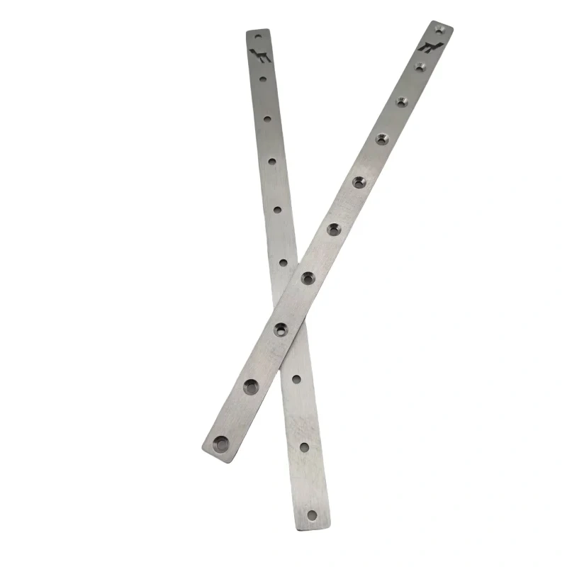 Funssor 2pcs Salad Fork 180 Plus 3D printer Ti Backers 250mm titanium alloy 1515 extrusion titanium alloy backer