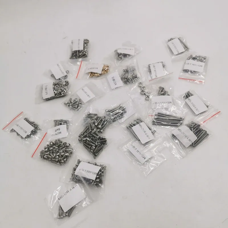 Funssor  Salad Fork 3D printer  hardware Fasteners screws nuts Kit
