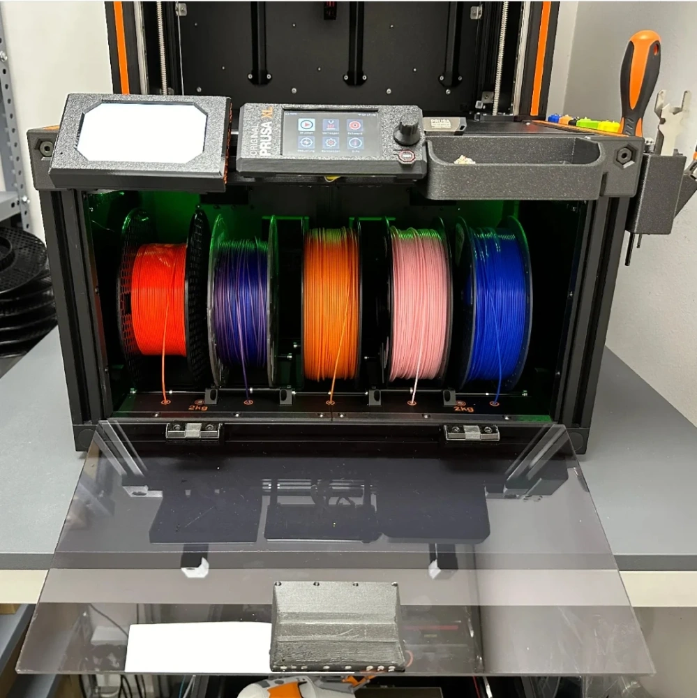 Prusa XL 3D Printer Filament Drybox Hardware Kit with LED Upgrade  Moisture-Proof Filament Storage Solution for Prusa XL
