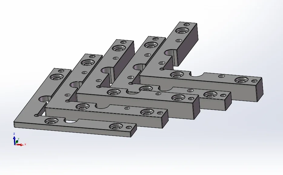 1pcs CNC  Machined  Anodized L Bracket Compatable with  Carvera and Carvera Air