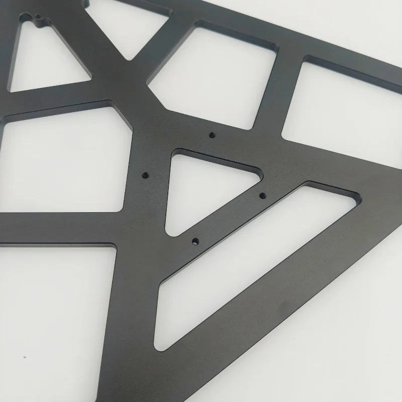 Funssor Voron Trident 3D Printer Aluminum Alloy Bed Carriage Plate 0.15mm Flatness Trident Bed Carrier Upgrade