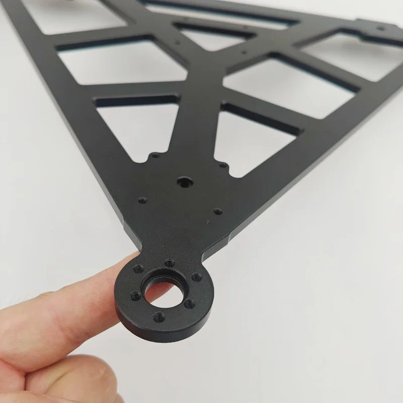 Funssor Voron Trident 3D Printer Aluminum Alloy Bed Carriage Plate 0.15mm Flatness Trident Bed Carrier Upgrade