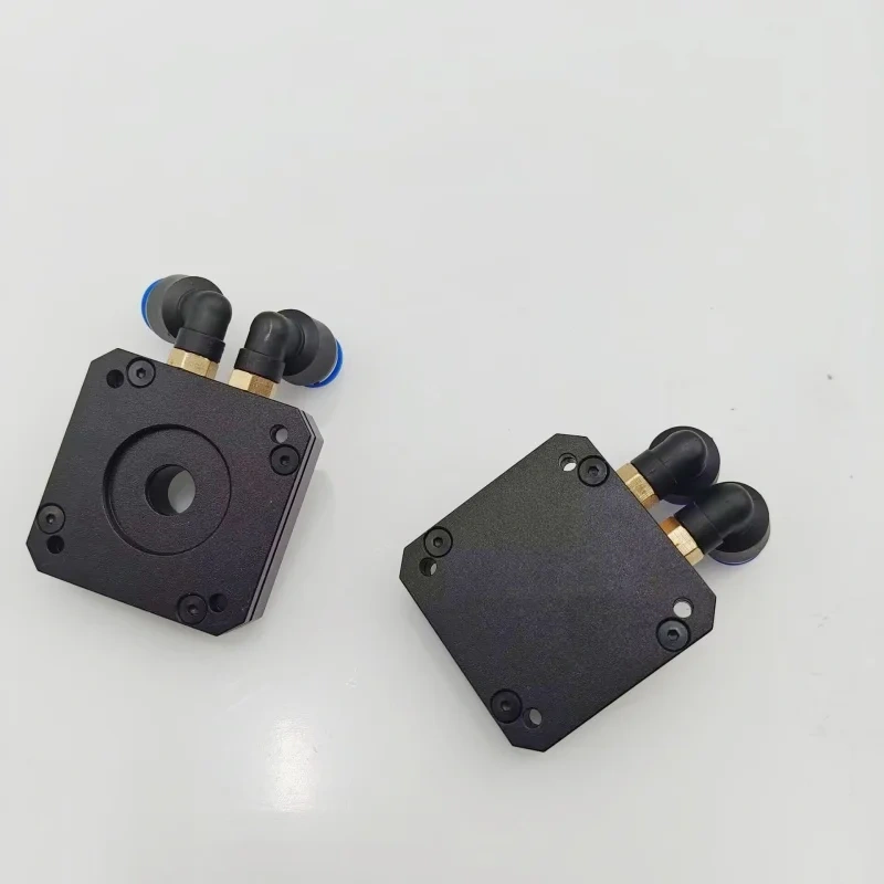 Funssor 1Set NEMA17 Stepper Motor Dual Endcap Watercooling By DerrickDarrell NEMA17 Motor Liquid Cooler