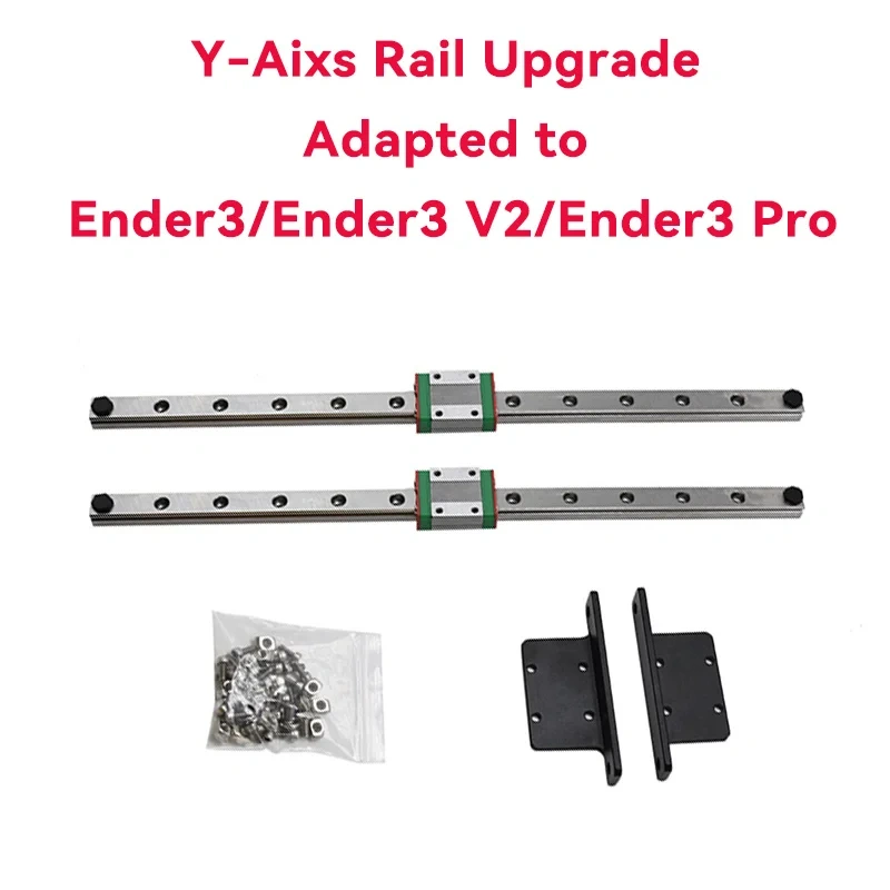 Upgrade Ender-3/V2/Pro X Axis MGN9H 315MM Linear Rail Kit Y Axis Dual MGN12H 300MM Linnear Rail Kit Linear Mod 3D Printer Parts