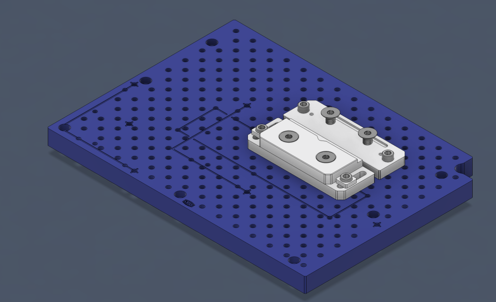 1 Pair CNC  Machined Raw Material  Modular Vise System M8  For Any CNC Compatable with  Carvera and Carvera Air Design By Double T