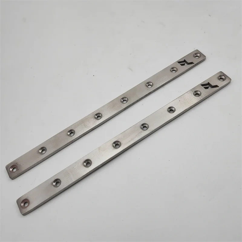 2pcs Funssor Micron+ Plus 3D printer  Ti Backers 200mm titanium alloy 1515 extrusion backer