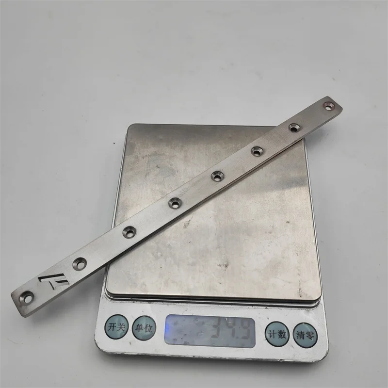 2pcs Funssor Micron+ Plus 3D printer  Ti Backers 200mm titanium alloy 1515 extrusion backer