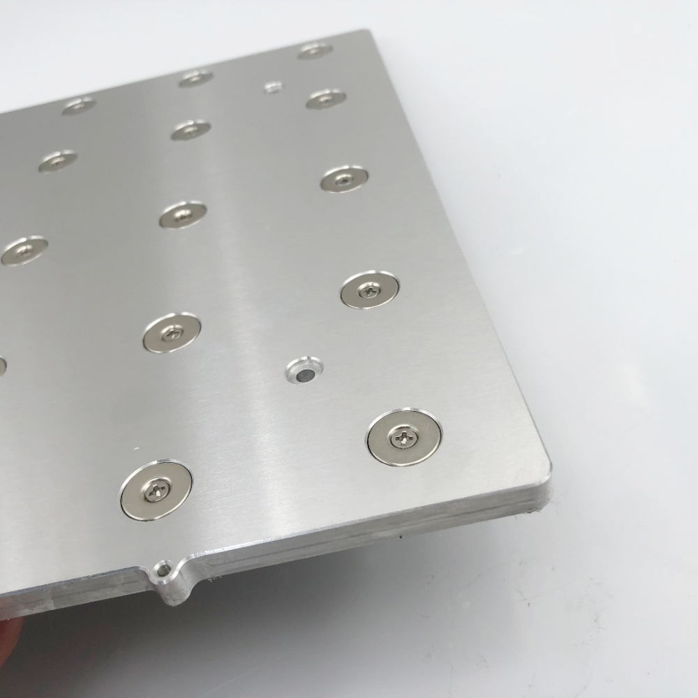 Funssor New Version Anycubic kobra s1/ S1C Upgrade Kit 8mm Aluminum alloy CNC build plate with the magnets implemented