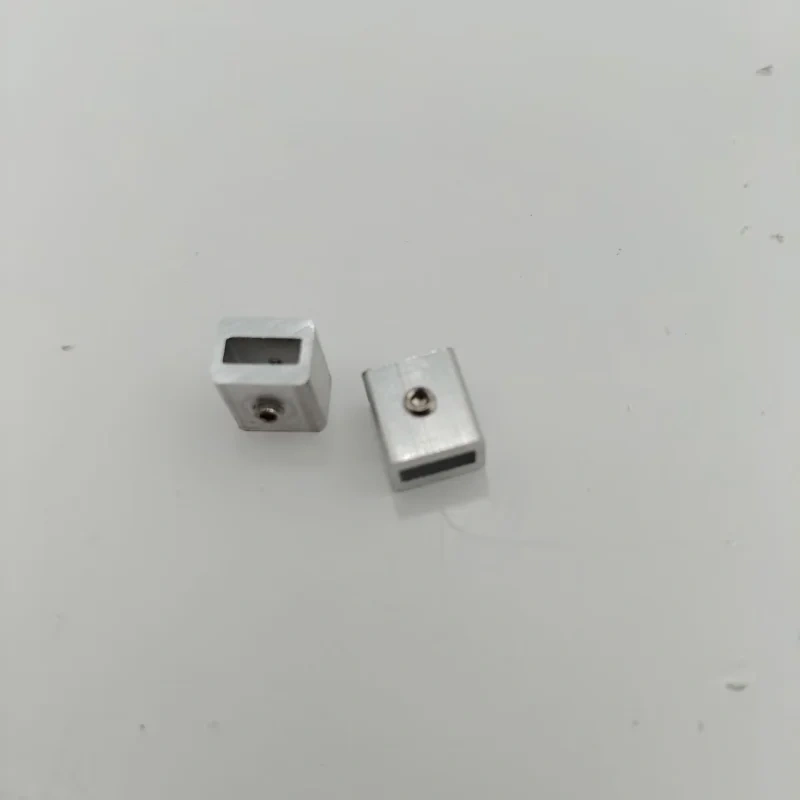 2pcs CNC Machined aluminum 2GT 6MM/9/10mm belt clip clamps for DIY 3D printer CNC Belt Clip with M3 Set fixing screw