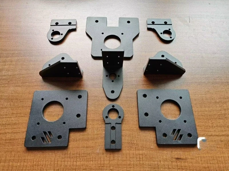 Funssor Voron Trident 3D printer CNC machined full metal upgrade kit CNC Parts Kit  Aluminum Alloy Fame kit