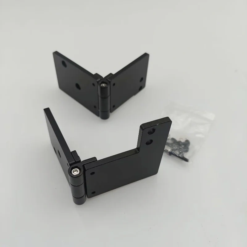 Funssor Creality K1/K1C MAX 3D Printer Aluminum CNC 270 Degree Door Damped Hinge Adjustable Upgrade Kit