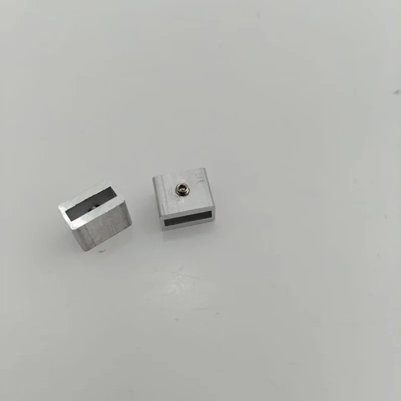2pcs CNC Machined aluminum 2GT 6MM/9/10mm belt clip clamps for DIY 3D printer CNC Belt Clip with M3 Set fixing screw