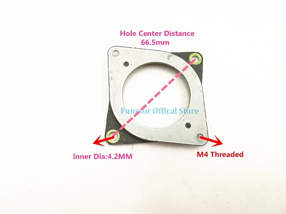Funssor NEMA 23 Stepper Motor Anti Vibration damper M4 Threaded Metal  Shock Absorber for  DIY CNC Mahine& 3D printers