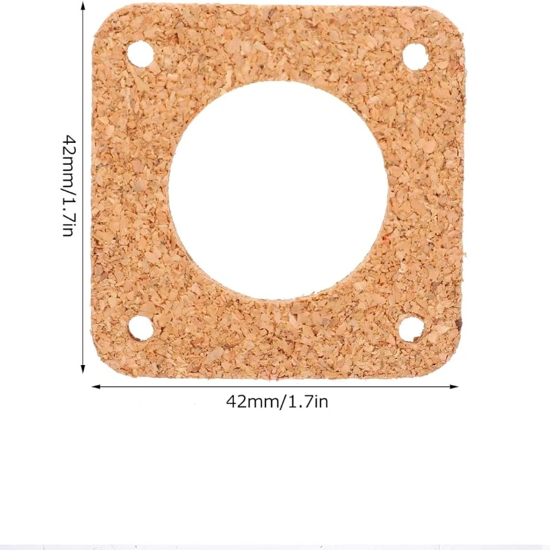 10Pcs 42 Stepper Motor Cork board Motor Vibration Damper 3 D Printer Gasket Damping Pads Suitable For Nema 17 Hole Spacing