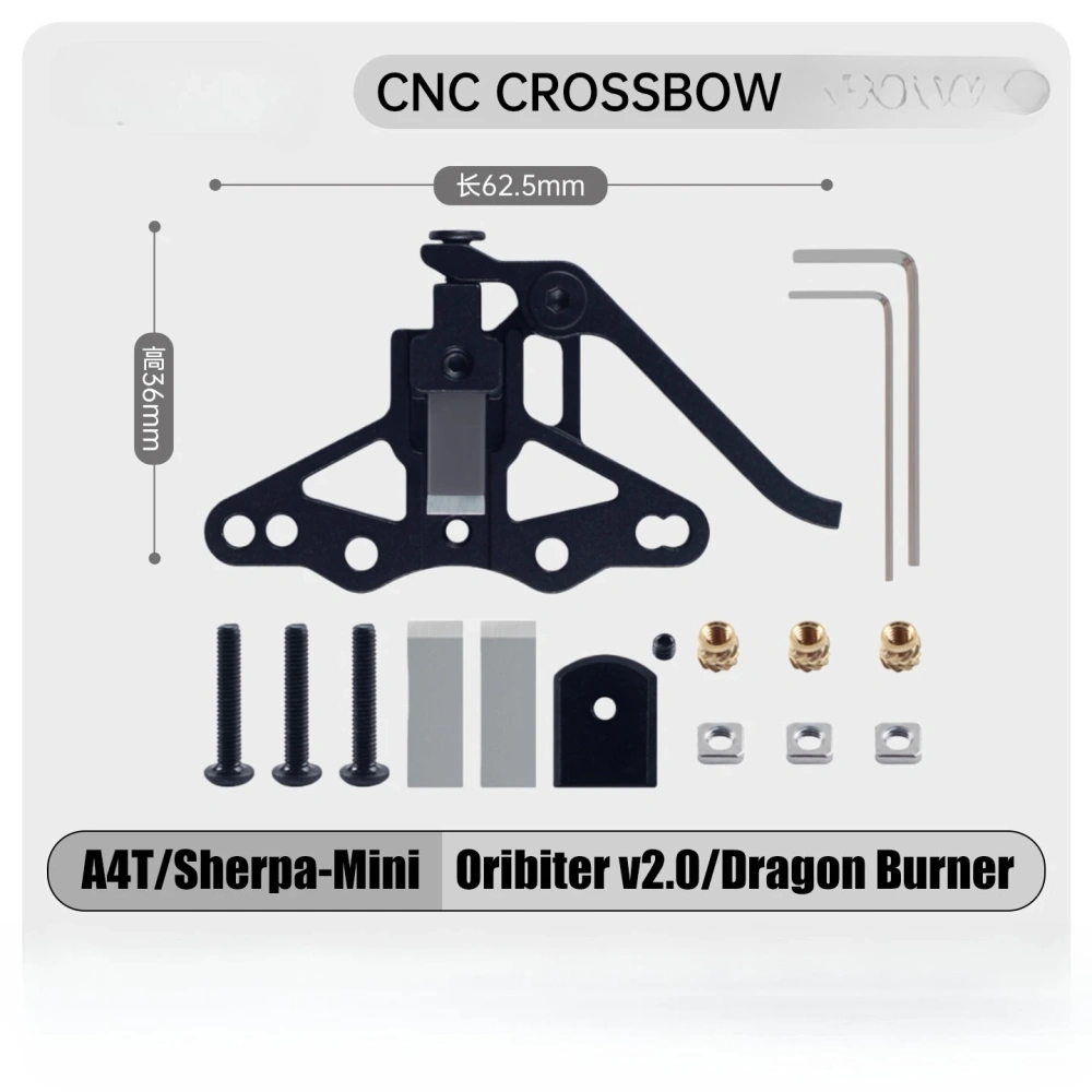 Voron 3D printer Filament Cutter For  A4T/Sherpa Oribiter Dragon Extruder Aluminum CNC Filament Cutter