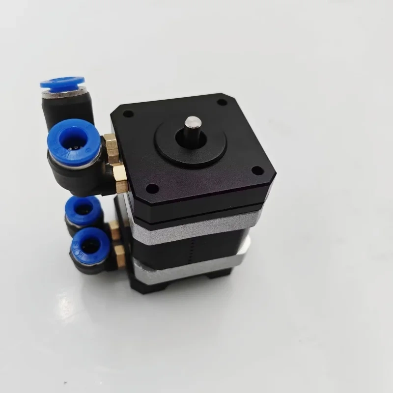 Funssor 1Set NEMA17 Stepper Motor Dual Endcap Watercooling By DerrickDarrell NEMA17 Motor Liquid Cooler
