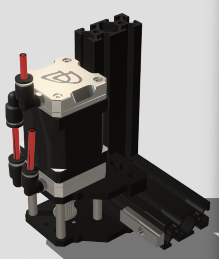 Funssor  Raw Material NEMA17 Stepper Motor Dual Endcap Watercooling  Design By Derrick Darrell