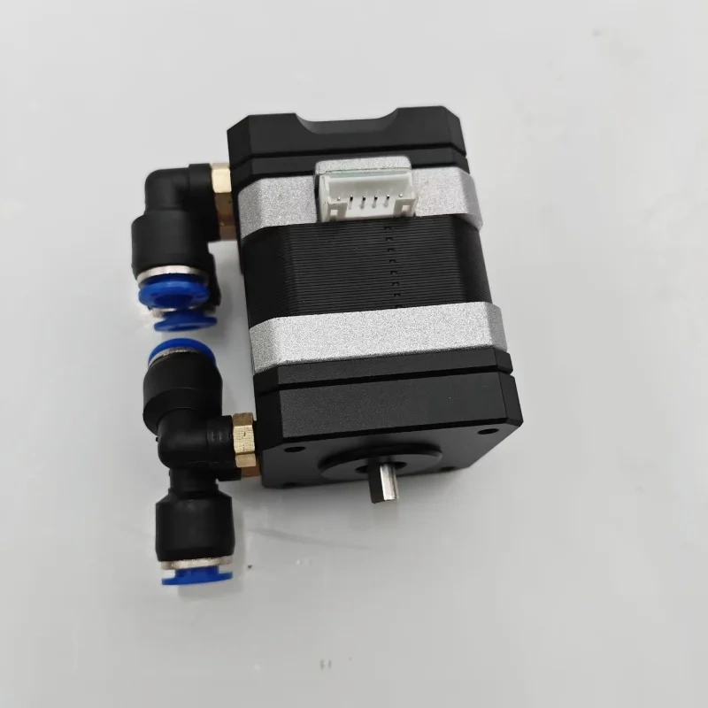 Funssor 1Set NEMA17 Stepper Motor Dual Endcap Watercooling By DerrickDarrell NEMA17 Motor Liquid Cooler