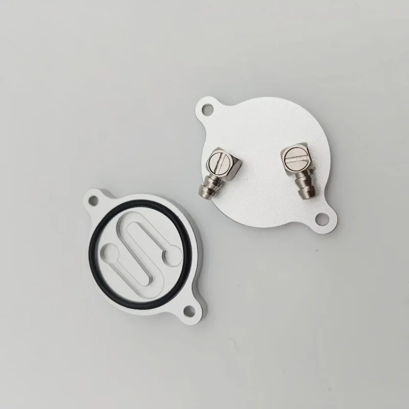 Funssor Vz-HextrudORT WaterCool Block Aluminum CNC NEMA14 36 Pancake Stepper Motor Water cooling Plate water cooler plate