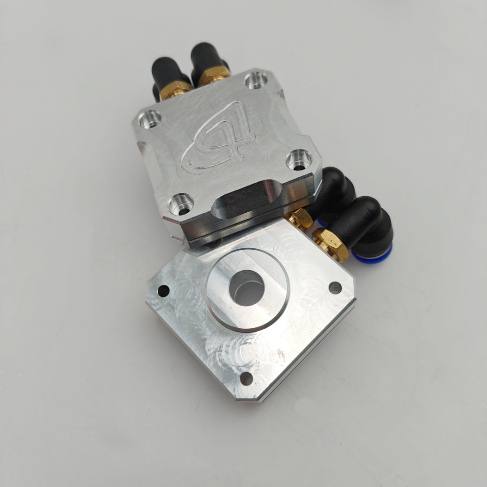 Funssor  Raw Material NEMA17 Stepper Motor Dual Endcap Watercooling  Design By Derrick Darrell