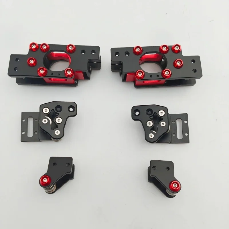 Funssor Salad Fork 3D Printer Aluminum CNC 2WD Ultimate Upgrade Kit AB Motor Plate Rear Tensioning Front Idler XY Joint
