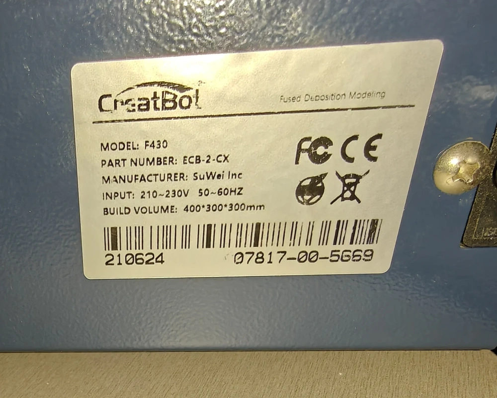 Funssor 1pcs circuit board for  creatbot f430 3D printer