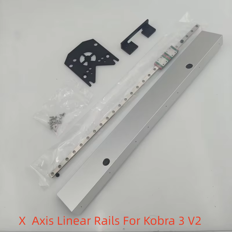 Funssor Anycubic Kobra 3 V2 3D Printer Y Axis Dual MGN9H Linear Rail Upgrade Mod Kit