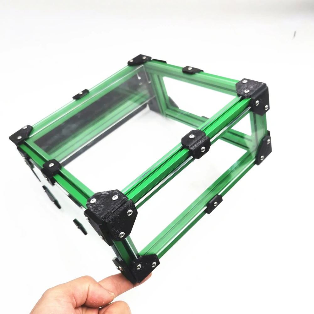 Funssor Voron 0.1 Voron0 3D Printer Acrylic Hinged Top Hat Kit 1515 Extrusion