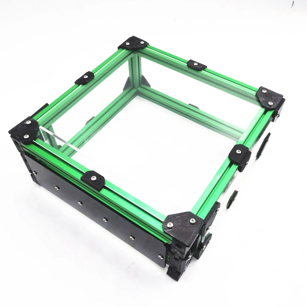 Funssor Voron 0.1 Voron0 3D Printer Acrylic Hinged Top Hat Kit 1515 Extrusion
