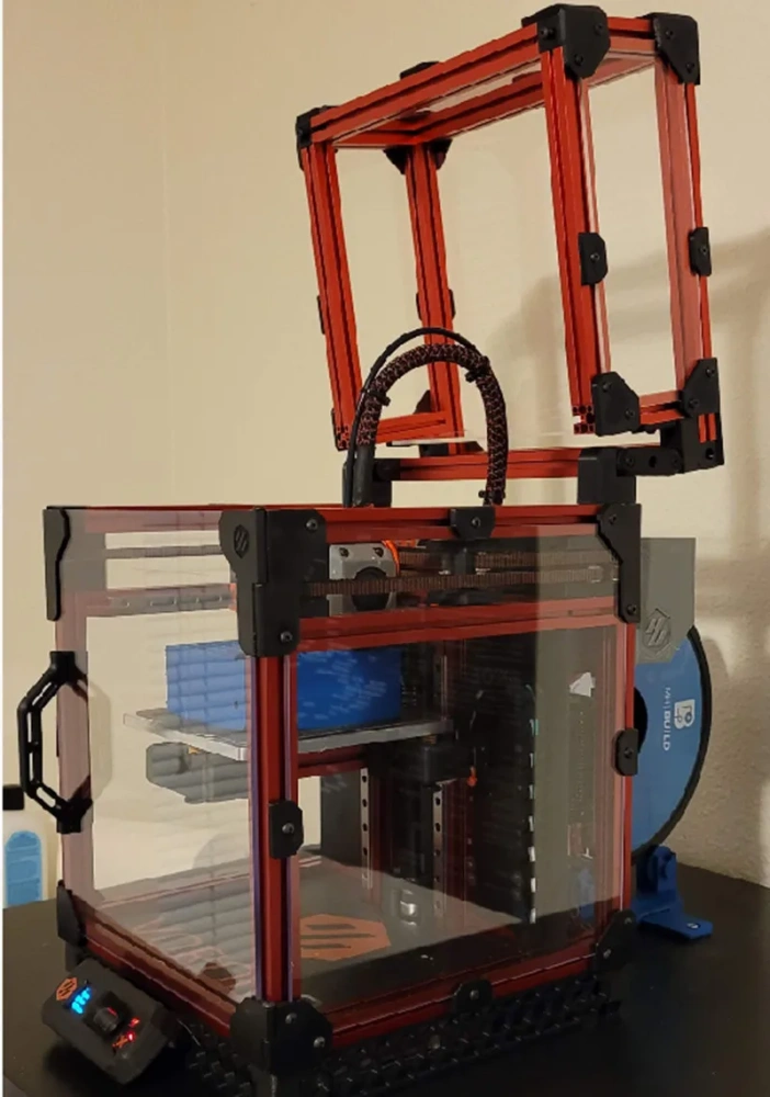 Funssor Voron 0.1 Voron0 3D Printer Acrylic Hinged Top Hat Kit 1515 Extrusion