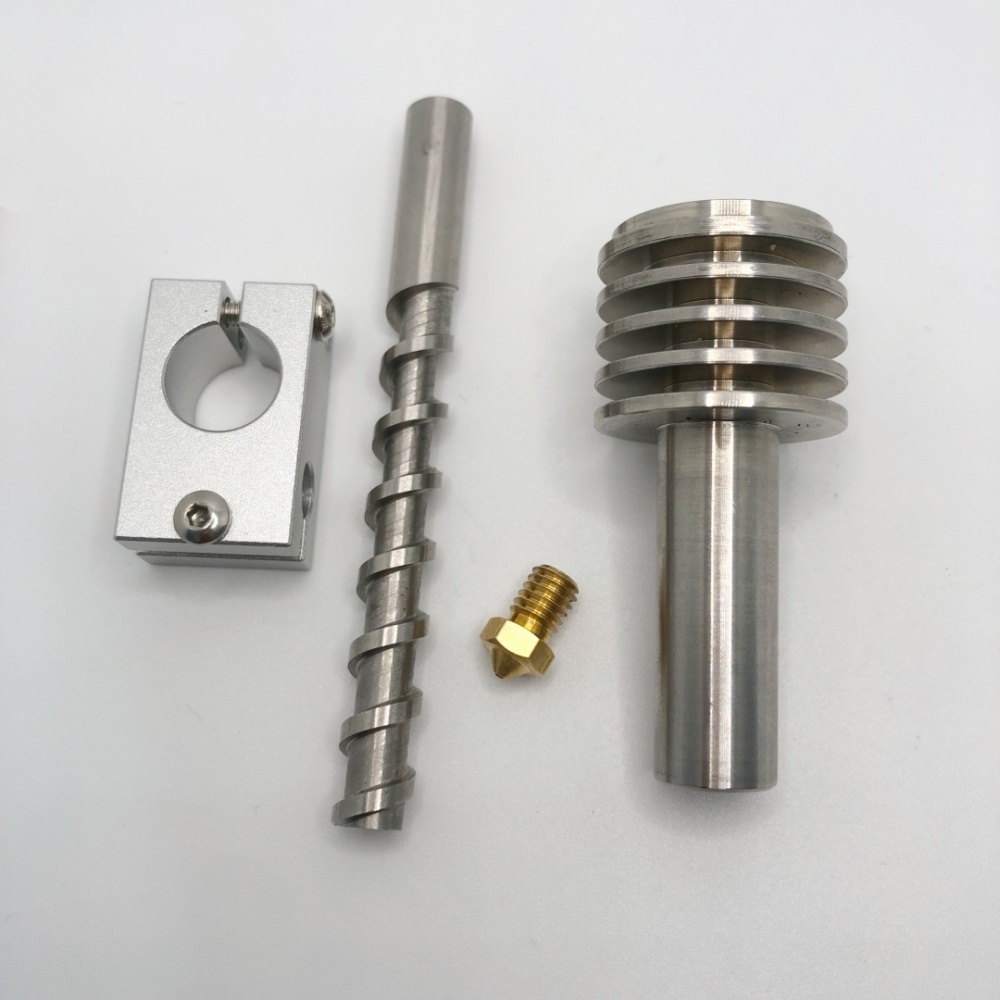 Funssor Plastic crusher Pellet extruder Pellet screw  for MK3S 3D printer