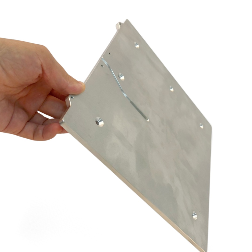 Funssor E3NG_E3_K1_VZ235_aluminum CNC machined  build plate Raw Material 6mm compatibility: Ender 3 NG, Creality Ender 3, K1, VZ235