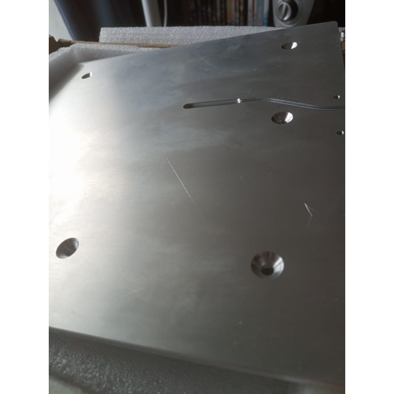 Funssor E3NG_E3_K1_VZ235_aluminum CNC machined  build plate Raw Material 6mm compatibility: Ender 3 NG, Creality Ender 3, K1, VZ235