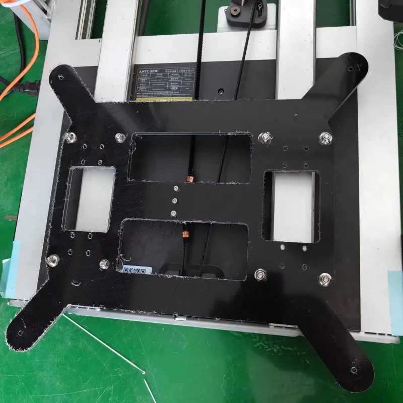Funssor Anycubic Kobra3 Max 3D Printer Aluminum CNC Y Axis Carriage Ultra Weight Bed Mount For K3M Upgrade