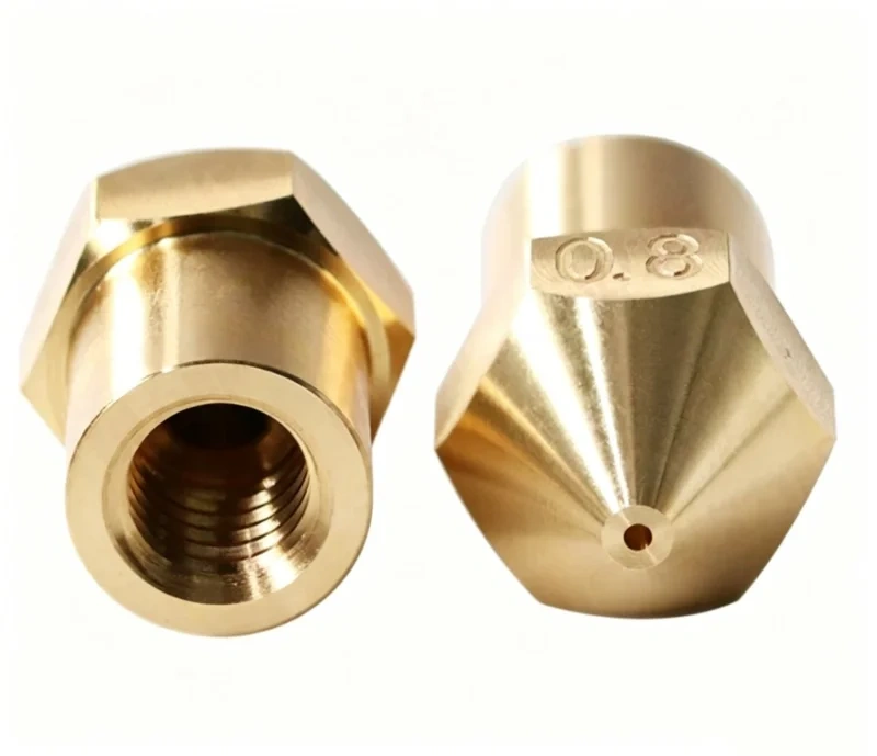 Funssor 2pcs CreatBot DE/DX 1.75/2.85mm Filament Brass Nozzle
