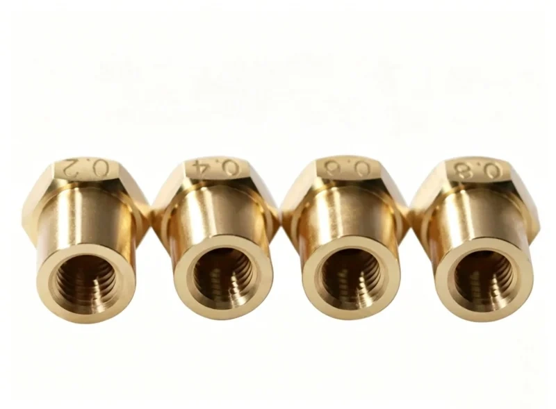 Funssor 2pcs CreatBot DE/DX 1.75/2.85mm Filament Brass Nozzle