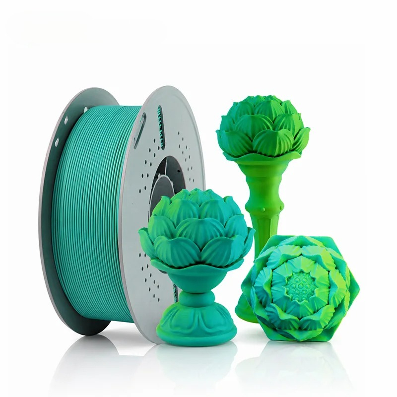 Funssor  Matte Tri-Color PLA+ Filament 1.75mm 1KG High Speed 3D Printer Filament Matte Triple Colors