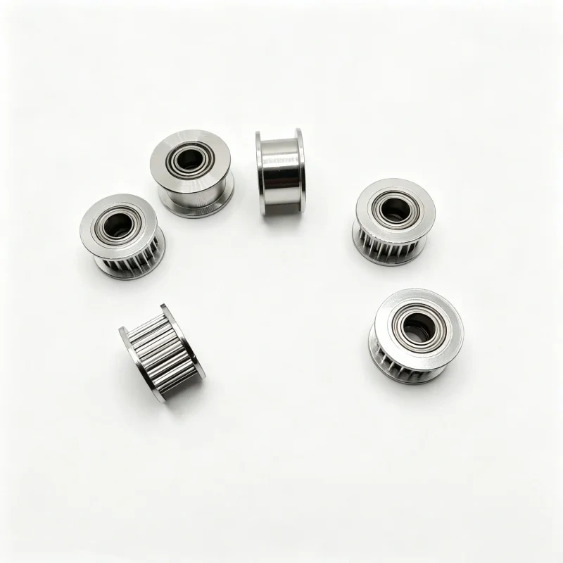 Funssor 2pcs Sovol 08/SV8 MAX 3D Printer X/Y  Smooth/Toothed GT2-20 Idler Pulley AB Axis Synchronous Wheel GT2-20