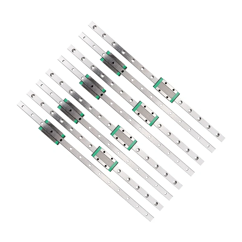 6PCS MGN9H 1PCS MGN12H Linear Rail Voron 2.4 R2 DIY Rail Kit 250/300/350mm Build High Quality Linear For Voron 2.4 R2
