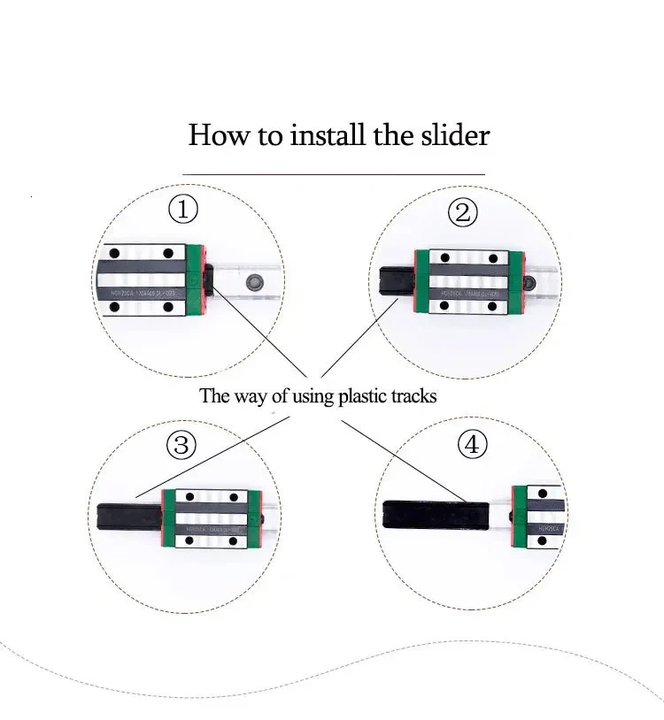 6PCS MGN9H 1PCS MGN12H Linear Rail Voron 2.4 R2 DIY Rail Kit 250/300/350mm Build High Quality Linear For Voron 2.4 R2