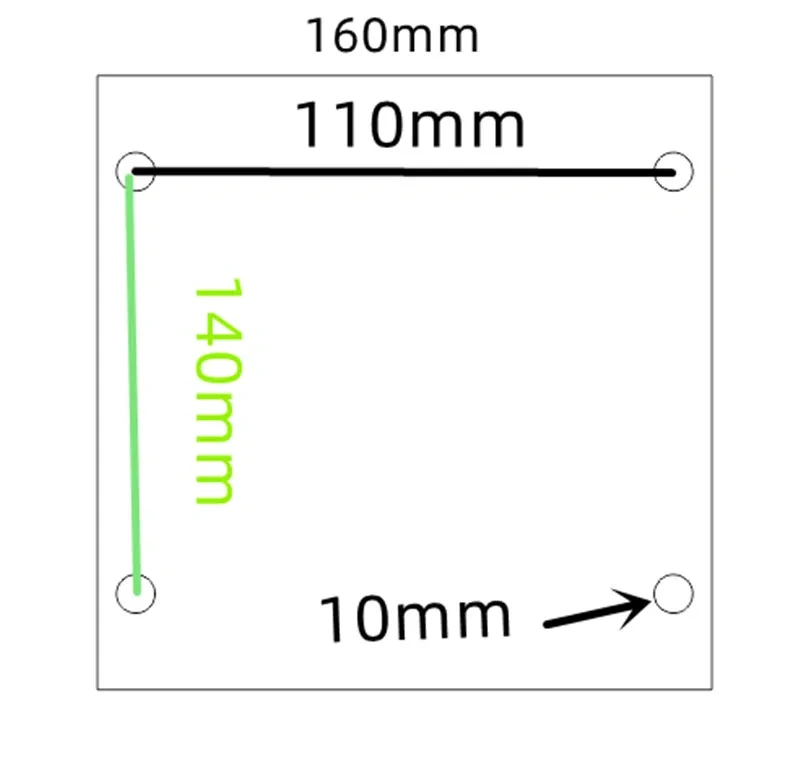 Funssor Micron+ 3D Printer Silicone Heater Pad 160mm Size 24V 200W Full Cover Build Plate HeatBed Heating Mat for 3D Printing